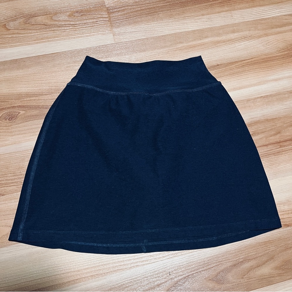 Beyond Yoga Spacedye Move It Skirt Skort Spacedye Heathered Blue Size Small